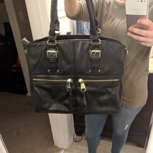 Steve Madden Large Black Shoulder Bag